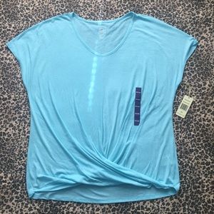 NWT Tangerine Light Turquoise Blouse.